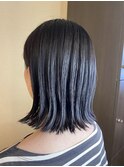 きりっぱなしボブ ブルーブラック