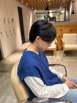 メロウマン(mellowman) センターパート20代30代40代ハイライトブリーチダブルカラー立川