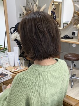 メアリー バイ メリー(marry by merry) 【立町メアリーバイメリー】☆くすみブラウン×ボブ☆