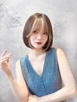 ロンドローズ 名古屋(Lond damaskRose)&nbsp;顔周り ダブルカラー 名駅 ブリーチ 髪質改善 ボブ 韓国 163