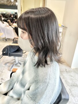 リグリー(regree) レイヤーボブ/グレージュ/ブルージュ/アッシュ/髪質改善