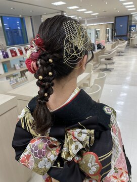 ケンジ 平塚ラスカ店(KENJE) アレンジ指名No1【成人式アレンジ】渡辺さとみ