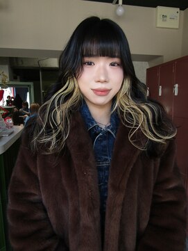 クペウ ローウェン(cope'u ROWEN) デザインカラー/レイヤーカット/ウェットヘア/オリーブベージュ