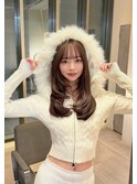 cカールレイヤー_イメチェン美髪外ハネボブホワイトブロンド