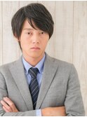30代40代大人かっこいい斜めバングメンズショートg戸田公園