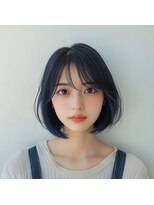 ロディーナ 大口 新子安(rodina)&nbsp;ボブ×インナーカラー/ブリーチ/韓国/髪質改善/縮毛矯正/前髪