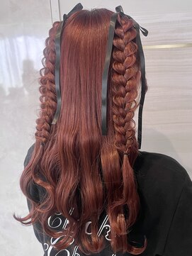 エルバイラビス 大宮(elu by lovis) 《chihina》ライブヘアセット/ヘアセット/ハーフツイン