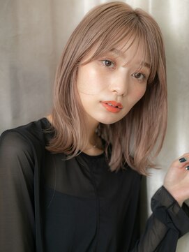 カバーヘア ブリス 上尾西口店(COVER HAIR bliss) ホワイトグレージュ小顔くびれヘアウルフカットY上尾10代20代