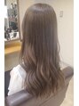 ヘアーサロン チャチャ(hair salon CHA-CHA) ロング ミルクティーベージュ 透明感カラー
