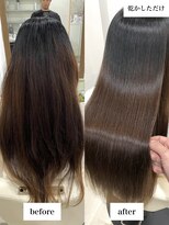 美髪専門サロン バイ マイル(美髪専門サロン by mile)&nbsp;湿気で広がる髪もサラサラストレートに【縮毛矯正】