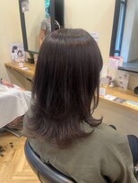 アルター(aL ter)&nbsp;ミディアムレイヤー ［くびれヘア/ハイライトカラー］長野歌穂