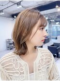 20代/30代/40代/ボブレイヤー/外ハネ/顔周りカット/似合わせ