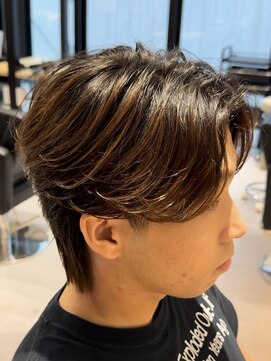 エデアンルクラ 下通(EDEAN Leclat) 熊本 流れる縮毛矯正 曲がる縮毛矯正 メンズ