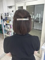 プライズ 表参道原宿店(prize)&nbsp;ボブハーフアップアレンジ