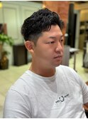 クセ毛を活かす爽やか7:3スタイル