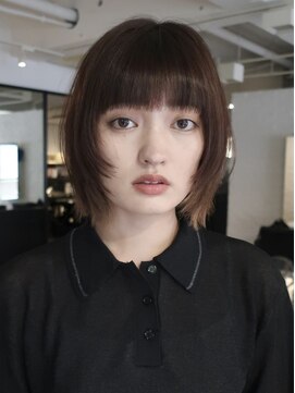 アビー(ABBEY) 秋にぴったりのレイヤーボブ/顔周りレイヤー/秋カラー