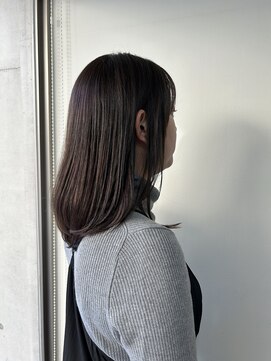 透明感アッシュカラー