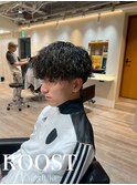 MEN’S HAIR/波巻ツイストスパイラル/フェザーパーマ/原宿
