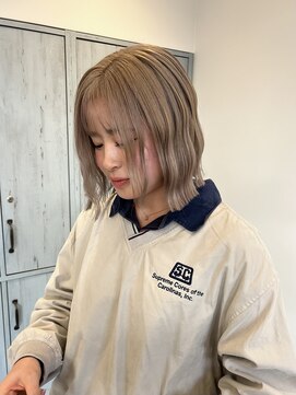ロテ(LOTE.) 着物ヘア/大人ガーリー/ダークアッシュ/似合わせカット/一宮