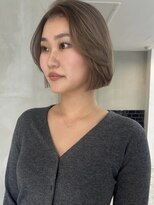 グラフ ヘアーズ ラボ graf hair's lab 大人ボブ/グレージュカラー