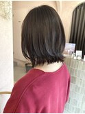 レイヤーボブ/グレージュ