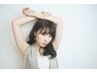 【くせ毛さん応援】カット+ストレートパーマ＋トリートメント￥15900+tax