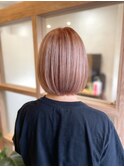 艶感たっぷりのコーラルピンクベージュ