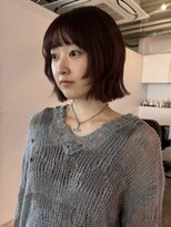 ライン(LINE)&nbsp;レイヤーボブ/ボブ/暖色/似合わせカット