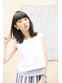【joemi】黒髪おしゃれミディアムヘア　　赤羽麻希