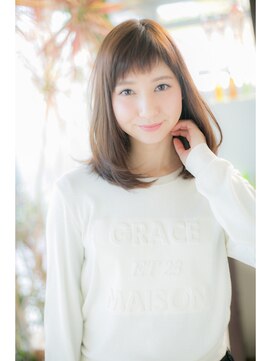 ヘアーショップ エヌアンドエー 越谷店(hair shop N&A) ロブヘア×3Dレイヤー×オン眉ショート