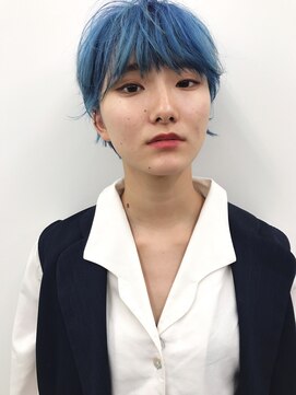 レコ 渋谷(LECO) ペールブルー×ショート