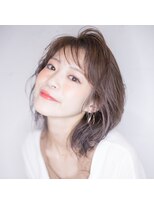 アイボリー(ivory) 【ivory】透ける前髪＊透けるアッシュ【田中】
