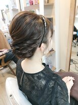 ロカット サロン(Roquat Salon)&nbsp;ミディアムアップヘアセット【ヘアアレンジ　立川/立川南/立川】
