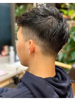 カームリーヘアー(calmLY HAIR) ベリーショート/ダークアッシュ/ニュアンスパーマ/韓国マッシュ