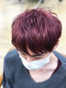 ベル(BELL) 赤くしたい!ダブルカラー♪【BELL桜新町/用賀】