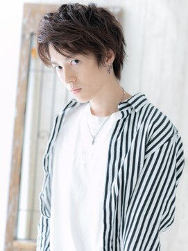 メンズヘア ビーセカンド 草加店(MENS HAIR B-2) 女子ウケバッチリ◎暖色系カラーネオミニウルフI