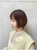【顔まわりスッキリ】グラデーションボブ