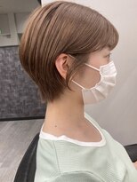 コード 四条河原町駅店(CHORD)&nbsp;京都　河原町　丸みショート　ショートカット　ベージュカラー