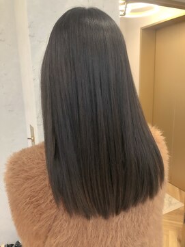 ロンドプランタン 恵比寿(Lond Printemps) 髪質改善♪縮毛矯正ケアでサラツヤロング黒髪スタイル【中居】