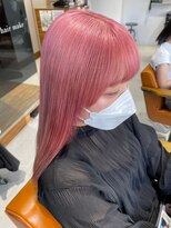 ゲーム 吉祥寺店(GAME)&nbsp;ダブルカラーミルクティーピンクベージュカラーケアブリーチ韓国