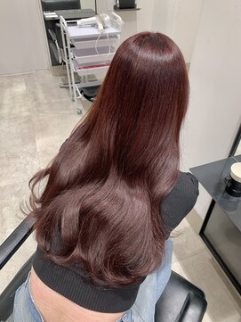 ゴウトゥデイ 渋谷MODI店(GO TODAY) ワインレッド ブリーチなしダブルカラー <渋谷/渋谷駅>