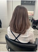ハイライトバレイヤージュダブルカラーショートカット30代40代