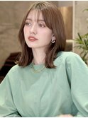 大人かわいいひし形ミディアムｘココアブラウン