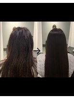 サリ(SARY)&nbsp;ボリュームダウンロングヘア縮毛矯正
