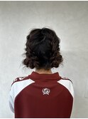 ヘアアレンジ×ツインおだんご