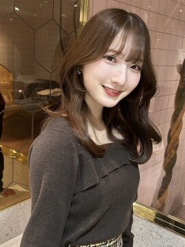 ルームバイシー 新宿(Loom. by Sea) 韓国風前髪×レイヤーカット【髪質改善/新宿/レイヤーカット】