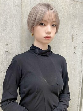 サンク 原宿 表参道(cinq) ダブルカラーレイヤーボブミディアムレイヤーショートウルフボブ