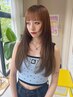 ◆韓国ヘア◆ 艶カラー+酸性ストレート+小顔矯正カット ￥29,700→25,900