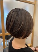 丸みショートボブ