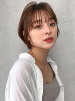 エトラ 渋谷店(etora)&nbsp;◎前髪アンブレラカラーこなれミディ イメチェン ウェーブパーマ